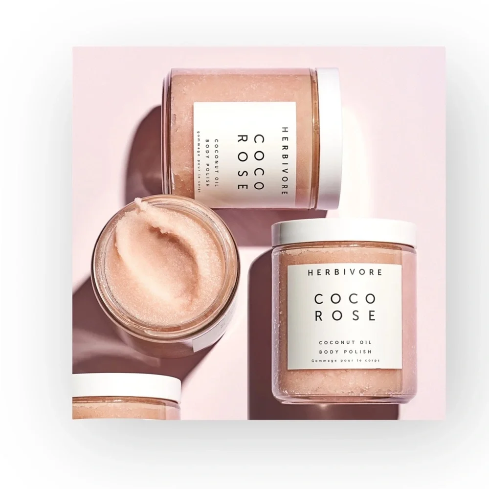 new Herbivore Botanicals ✿ Coco Rose Exfoliating Body Scrub ✿ Luxury Travel ✿